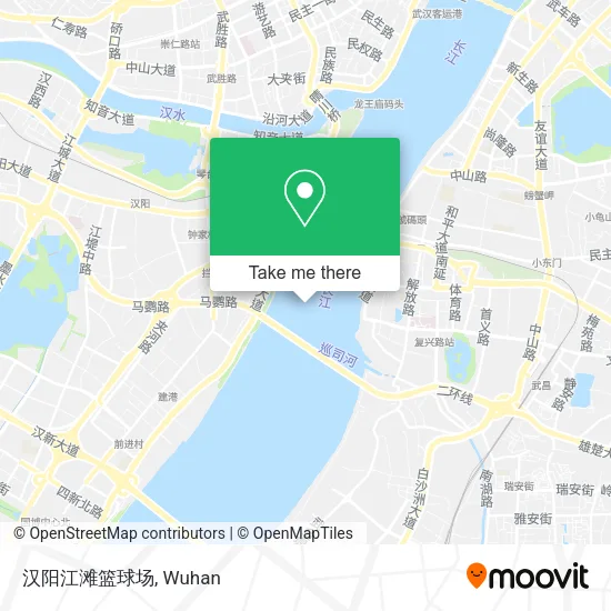 汉阳江滩篮球场 map