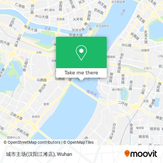 城市主场(汉阳江滩店) map