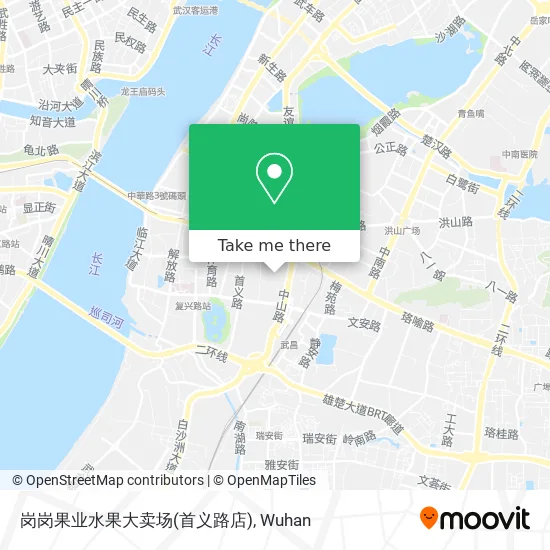 岗岗果业水果大卖场(首义路店) map