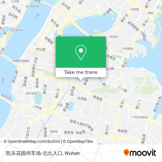 凯乐花园停车场-北出入口 map