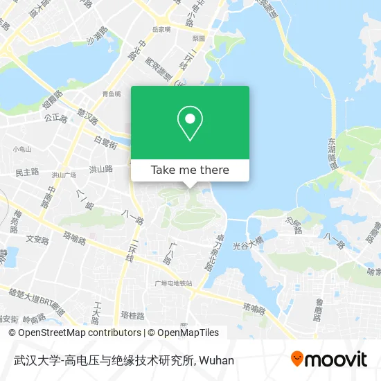 武汉大学-高电压与绝缘技术研究所 map