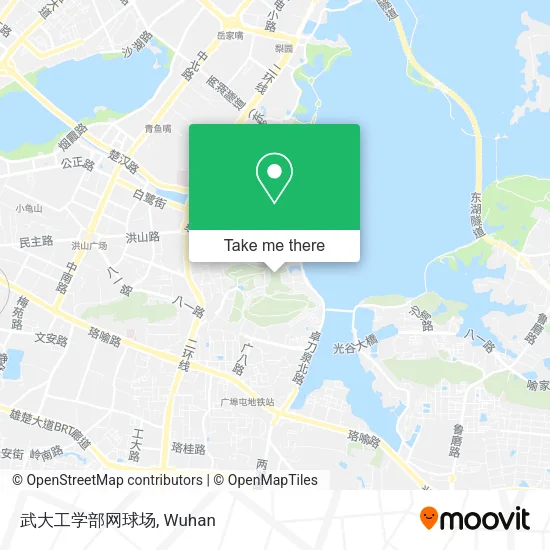 武大工学部网球场 map