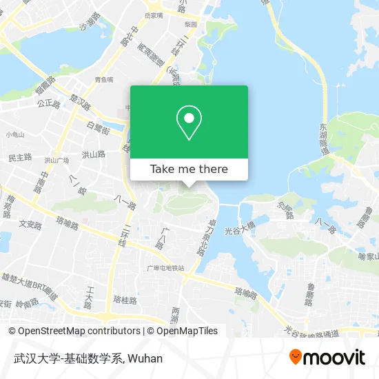 武汉大学-基础数学系 map