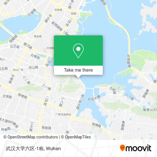 武汉大学六区-1栋 map