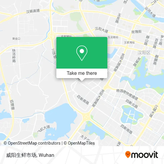 威阳生鲜市场 map