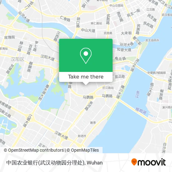 中国农业银行(武汉动物园分理处) map