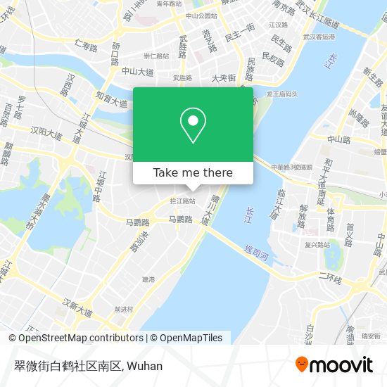 翠微街白鹤社区南区 map