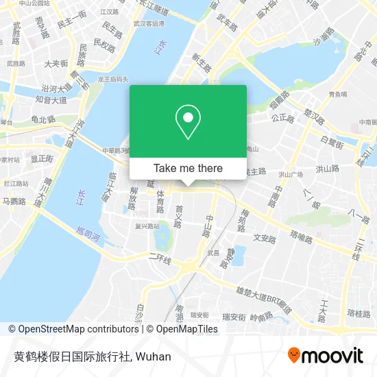 黄鹤楼假日国际旅行社 map