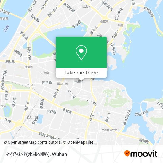外贸袜业(水果湖路) map
