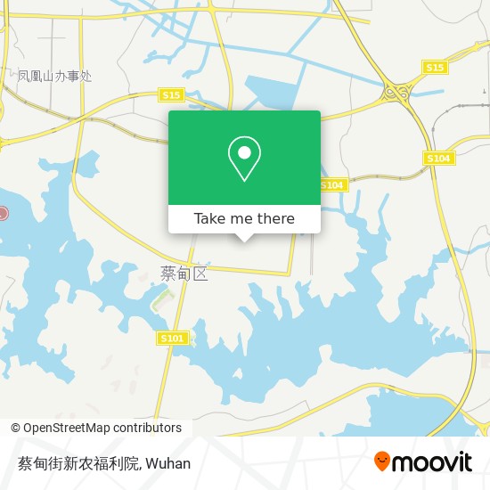 蔡甸街新农福利院 map