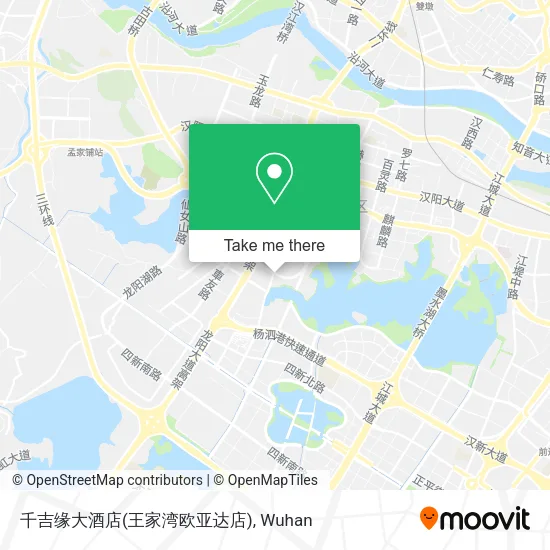 千吉缘大酒店(王家湾欧亚达店) map