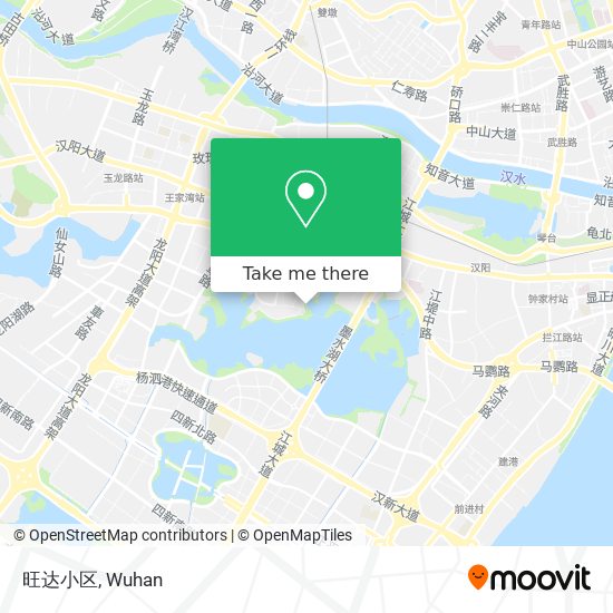 旺达小区 map