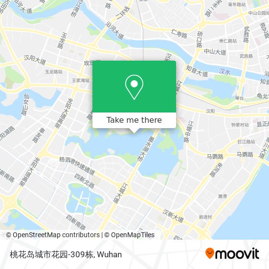 桃花岛城市花园-309栋 map