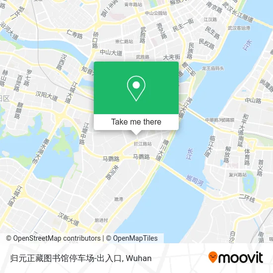 归元正藏图书馆停车场-出入口 map