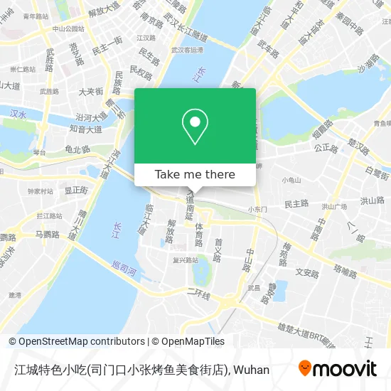 江城特色小吃(司门口小张烤鱼美食街店) map