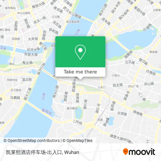 凯莱熙酒店停车场-出入口 map
