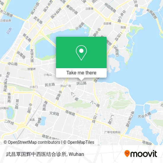 武昌覃国辉中西医结合诊所 map