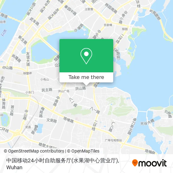 中国移动24小时自助服务厅(水果湖中心营业厅) map