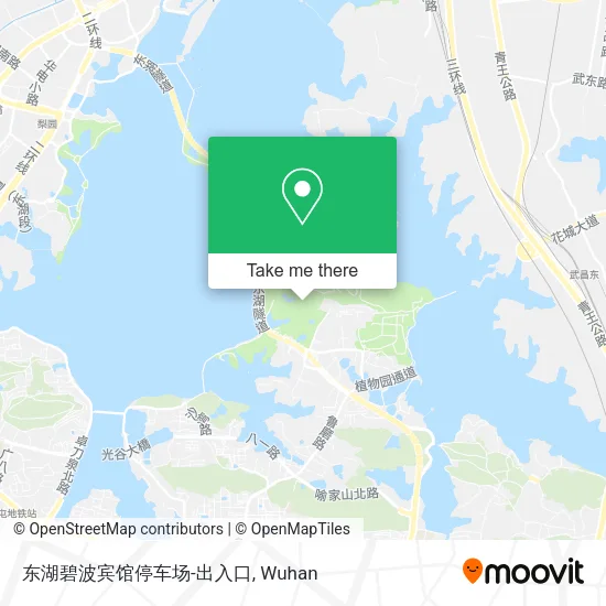 东湖碧波宾馆停车场-出入口 map
