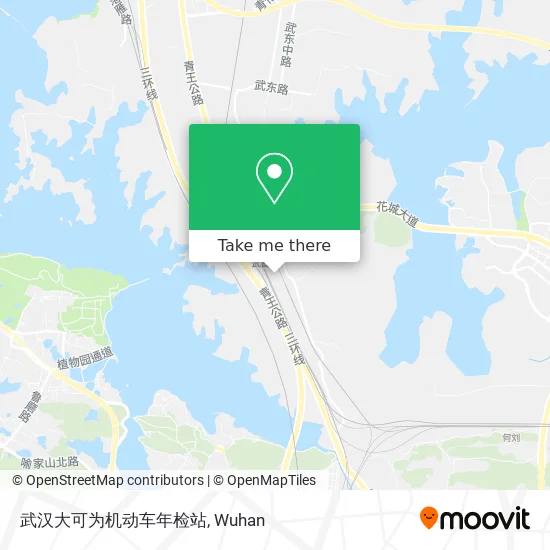 武汉大可为机动车年检站 map