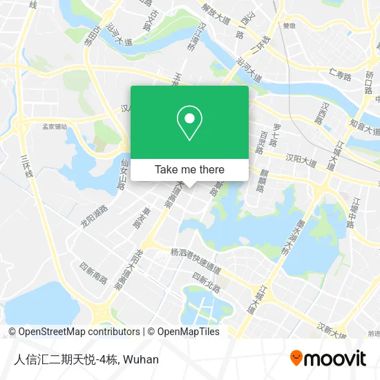 人信汇二期天悦-4栋 map