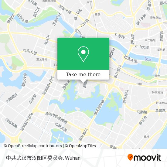 中共武汉市汉阳区委员会 map