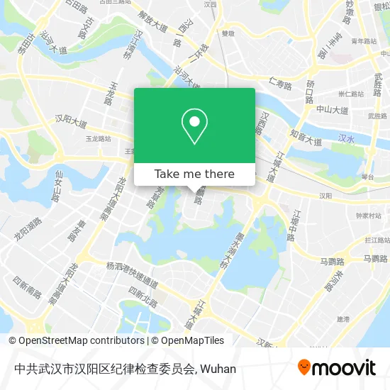 中共武汉市汉阳区纪律检查委员会 map