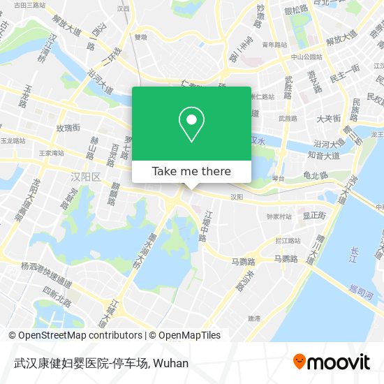 武汉康健妇婴医院-停车场 map