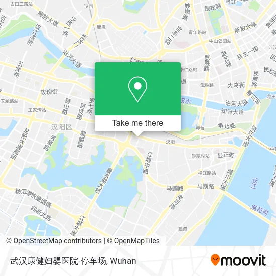武汉康健妇婴医院-停车场 map
