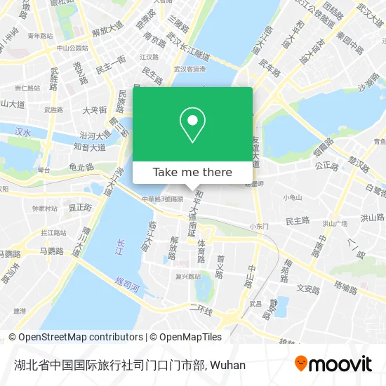 湖北省中国国际旅行社司门口门市部 map