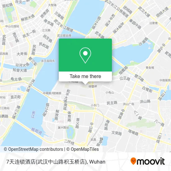 7天连锁酒店(武汉中山路积玉桥店) map