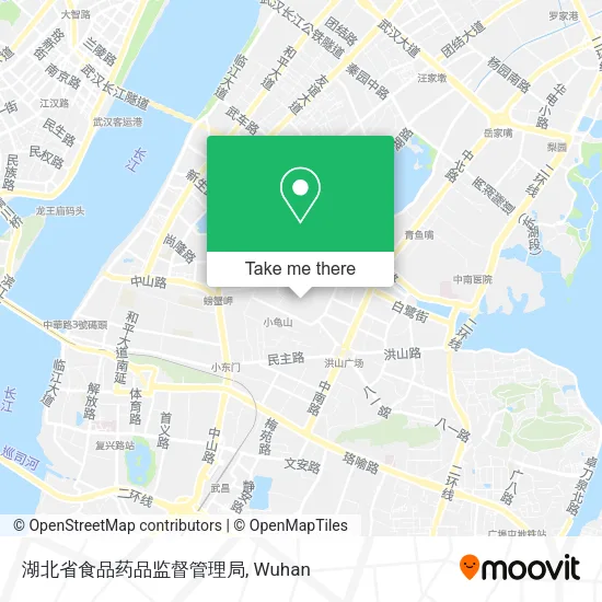 湖北省食品药品监督管理局 map