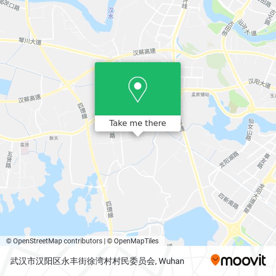 武汉市汉阳区永丰街徐湾村村民委员会 map