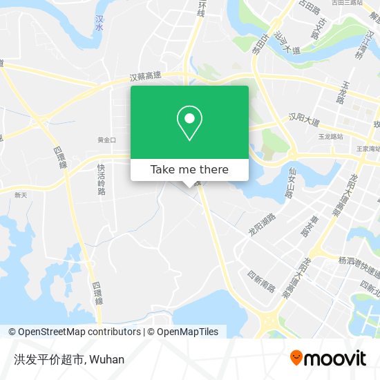 洪发平价超市 map