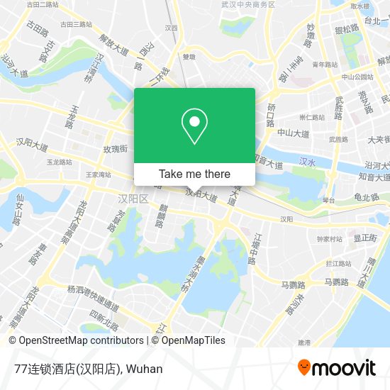 77连锁酒店(汉阳店) map