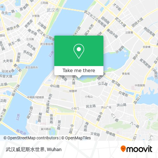 武汉威尼斯水世界 map