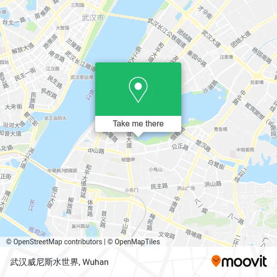 武汉威尼斯水世界 map