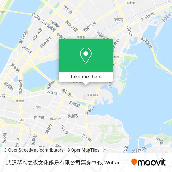 武汉琴岛之夜文化娱乐有限公司票务中心 map