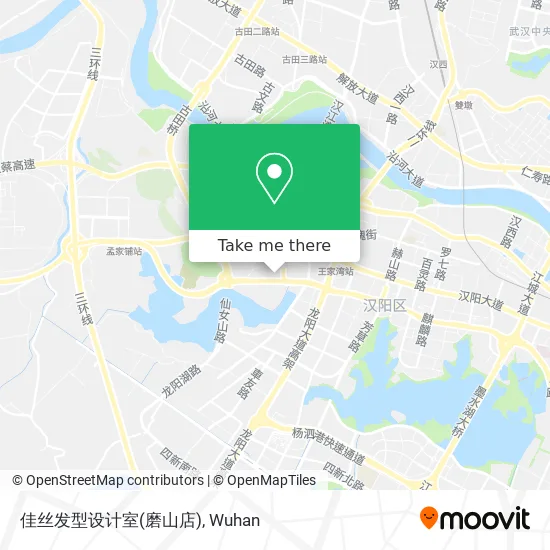 佳丝发型设计室(磨山店) map