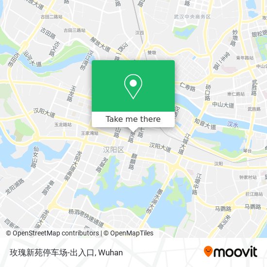 玫瑰新苑停车场-出入口 map