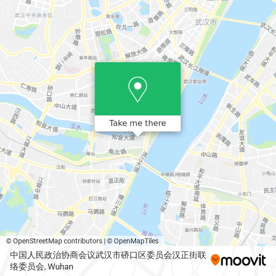 中国人民政治协商会议武汉市硚口区委员会汉正街联络委员会 map