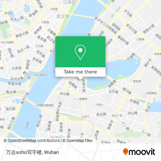 万达soho写字楼 map