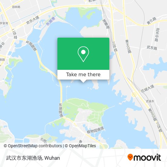 武汉市东湖渔场 map