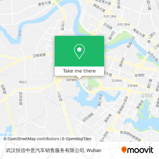 武汉恒信中意汽车销售服务有限公司 map