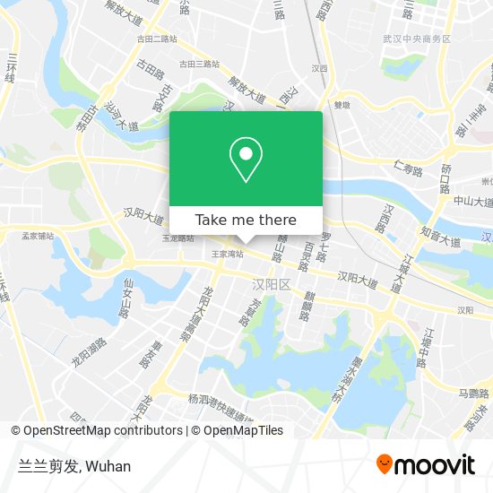 兰兰剪发 map