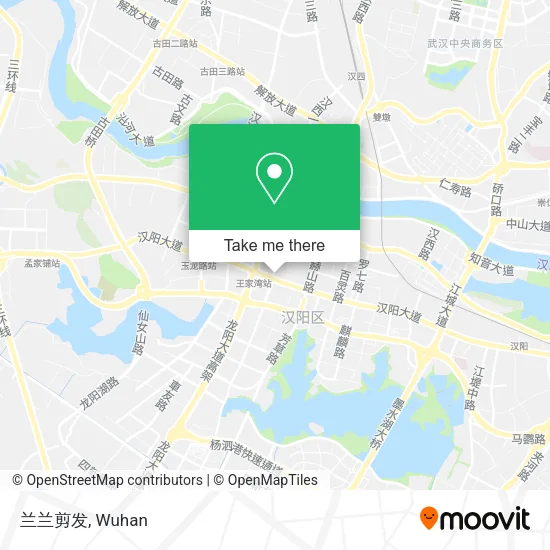 兰兰剪发 map