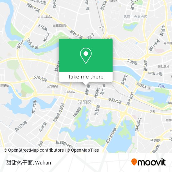 甜甜热干面 map