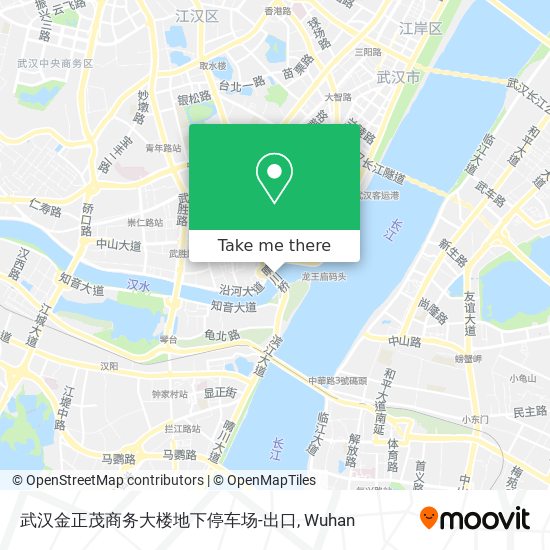 武汉金正茂商务大楼地下停车场-出口 map