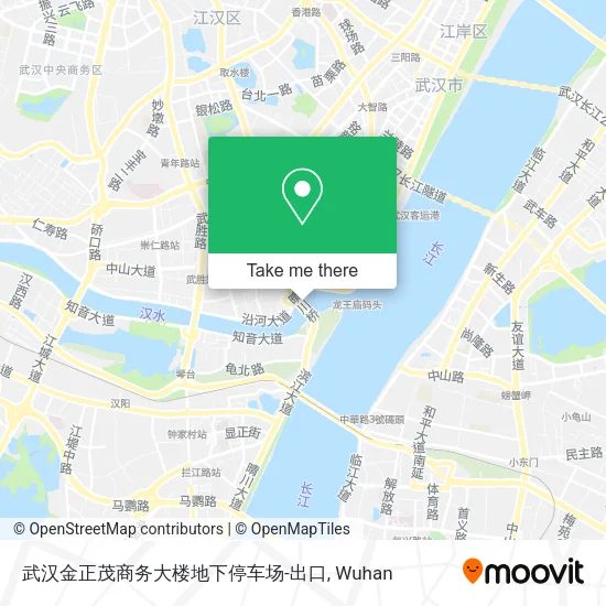 武汉金正茂商务大楼地下停车场-出口 map