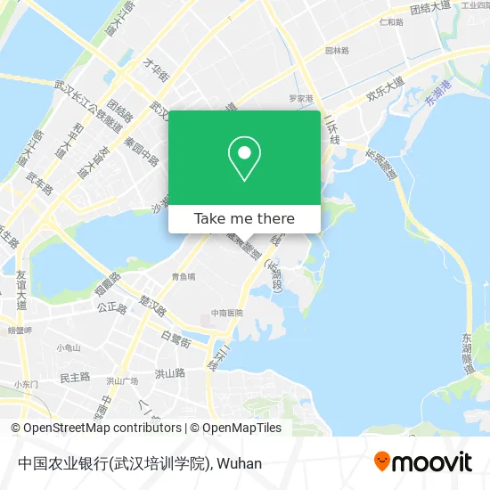 中国农业银行(武汉培训学院) map
